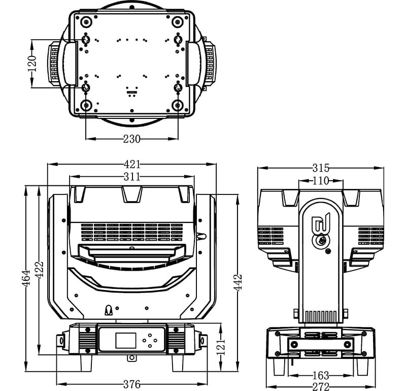 1960 Dimensions