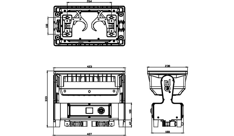 S2600 Dimensions